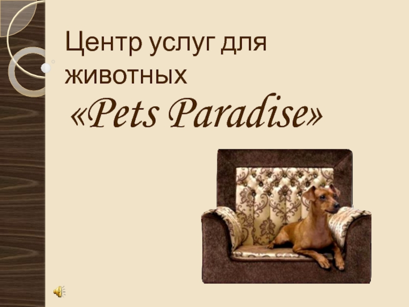 Презентация Pets Paradise