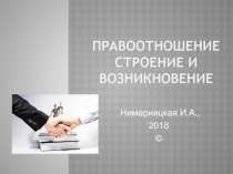 Правоотношение Строение и возникновение