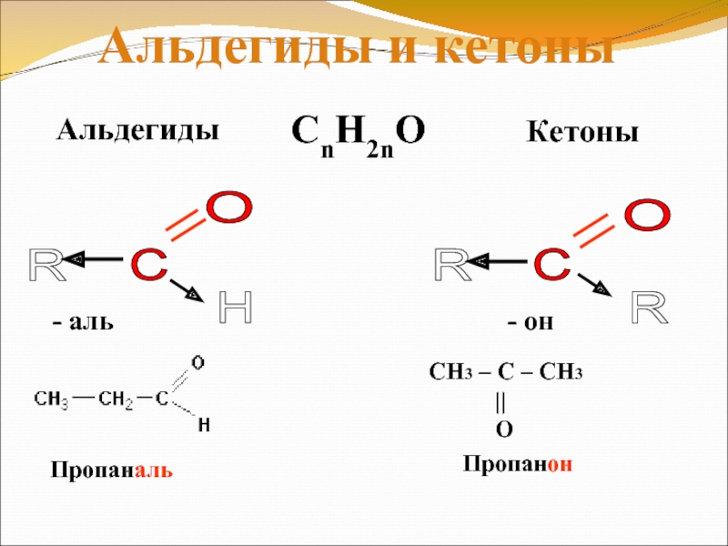 Картинки альдегиды и кетоны