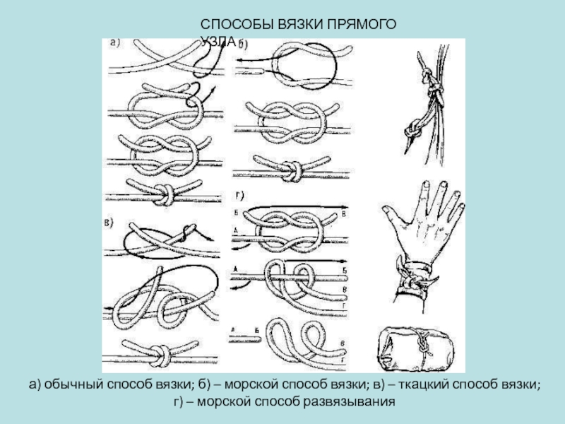 Способы узлов. Узлы ОБЖ 10 класс. Туристические узлы схемы. Виды туристических узлов. Схемы вязки узлов в туризме.