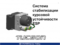 Система стабилизациикурсовой устойчивости
ESP