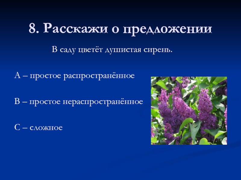 Нераспространенное предложение переделать в распространенное цветок расцвел мама спит валя рисует