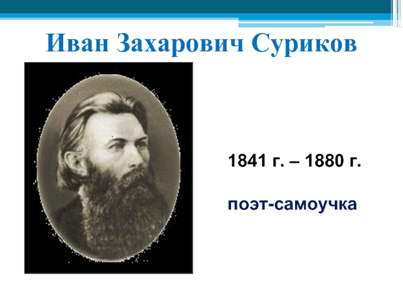 Биография захаровича сурикова. Иван Захарович Суриков. Суриков Иван Захарович титульный лист. Отец Ивана Захаровича Сурикова. Иван Суриков 1882.