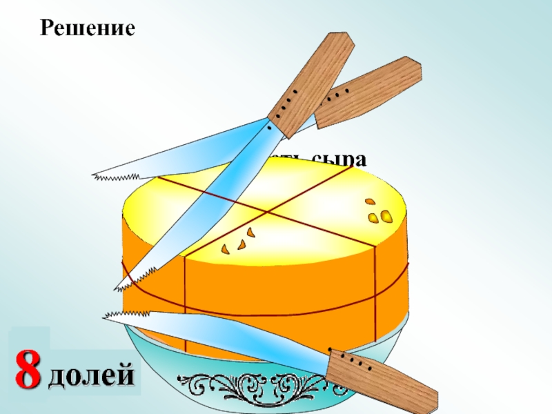 Как порезать сыр из треугольного куска схема красиво