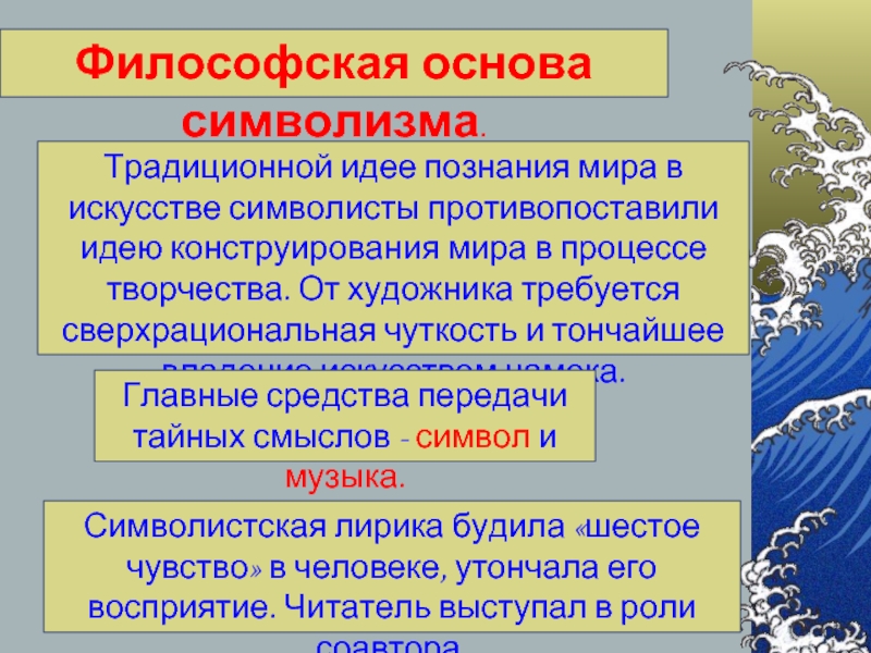 Философская основа. Философская основа символизма. Философские основы и эстетические принципы символизма. Философия русского символизма. Философско эстетические основы символизма.