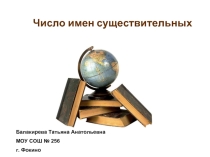 Число имен существительных