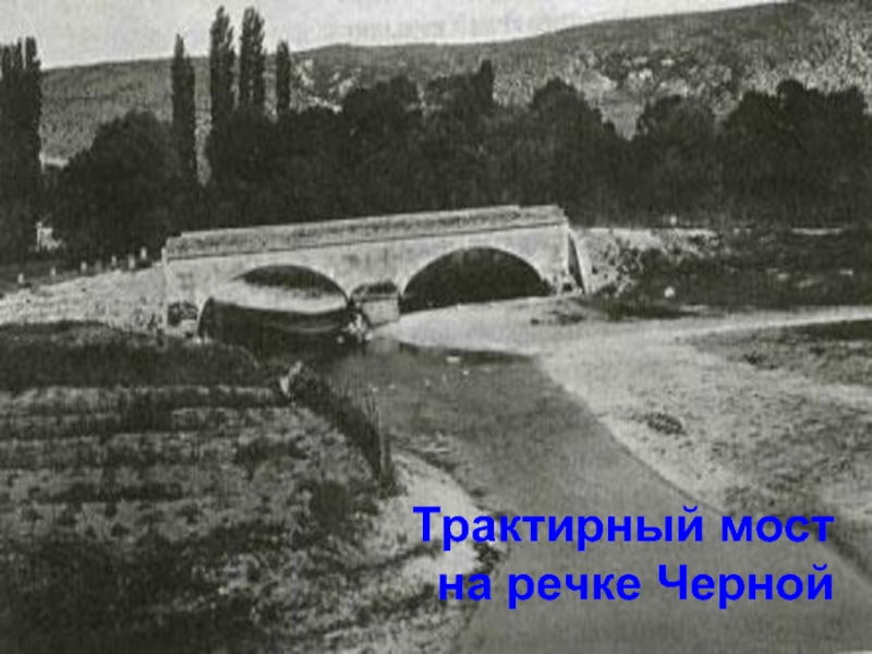 Трактирный мост  на речке Черной