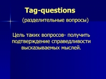 Tag-questions