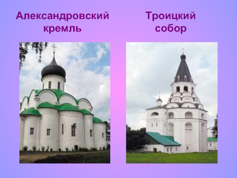 Александровский кремль Троицкий  собор