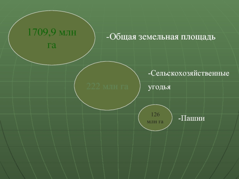 Общий земельный. Задачи на тему площадь сельскохозяйственных.