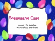 Possessive Case