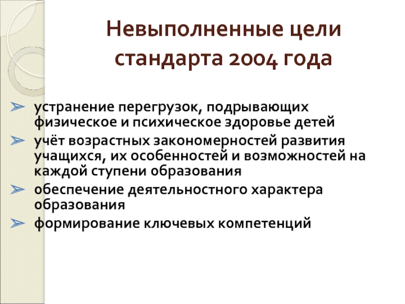 Цели стандарта. Цель стандарта. Учет возрастных закономерностей развития. Цели стандарта определяют.. Цели изучения биологии стандарт 2004 года.