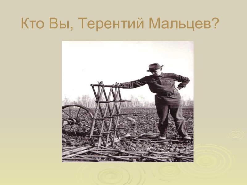 Великий крестьянин. Мальцев Терентий плуг. Безотвальное земледелие Терентия Мальцева. Народный академик Терентий Мальцев плуг. Безотвальный плуг Мальцева.