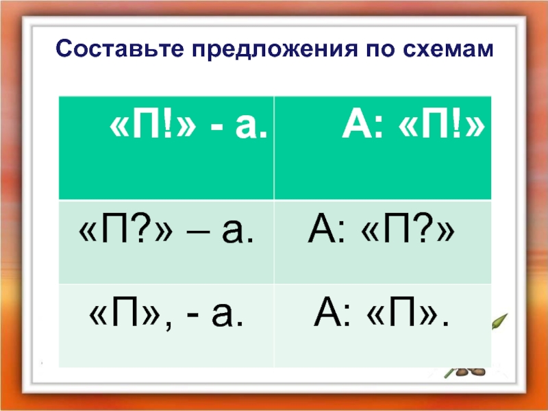 Предложения по схеме п а и а п