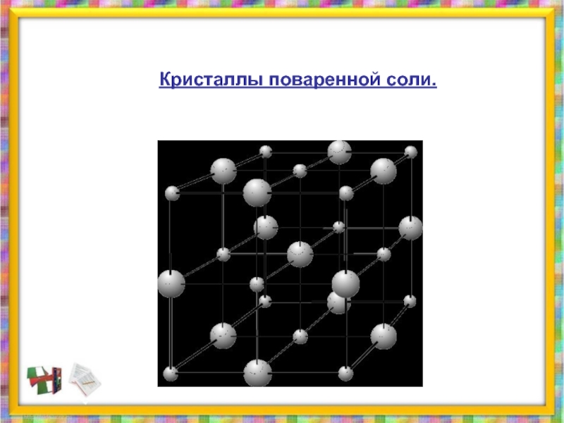 Кристалл поваренной соли нарисовать