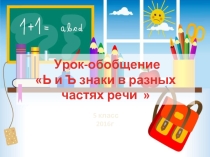 Ь и Ъ знаки в разных частях речи