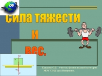 Сила тяжести и вес.