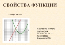 СВОЙСТВА ФУНКЦИЙ