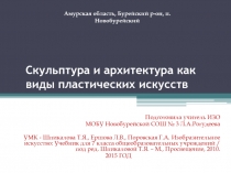 Скульптура и архитектура как виды пластических искусств