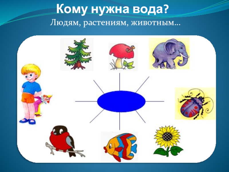 Нужна вода 4. Кому нужна вода. Для чего нужна вода. Кому нужна вода картинки. Схема кому нужна вода.