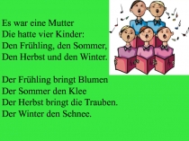 Die Jahreszeiten