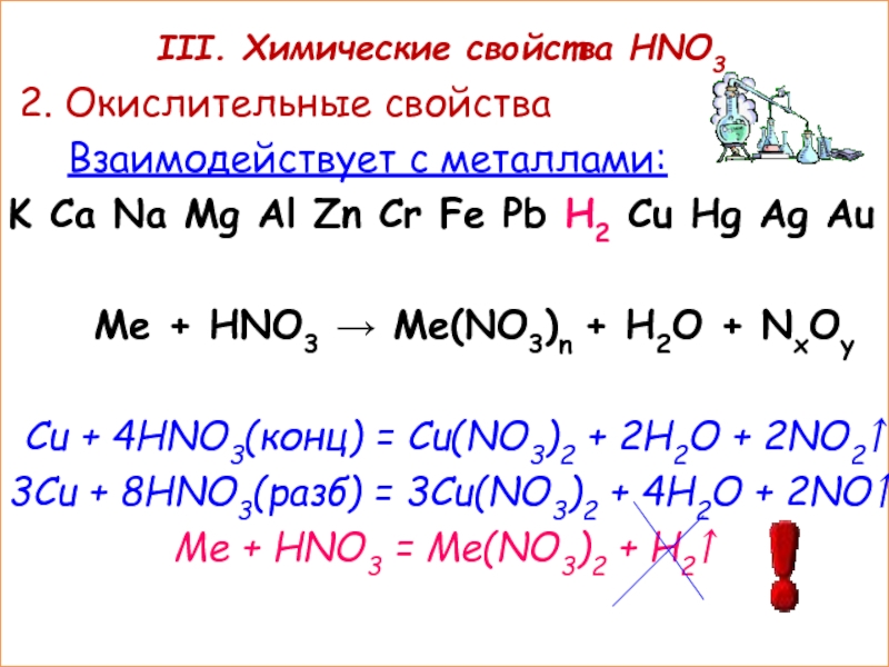 Cu zn hno3 конц. Hno3 с металлами. Кислородные соединения азота. Азотная кислота. Соединения азота с металлами. Al, cu, Fe, AG, au металлы.