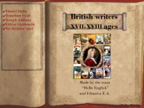 British writers XVII-XVIII ages