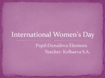 International Women\'s Day