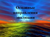 Основные направления эволюции 