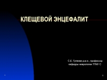 Клещевой энцефалит 