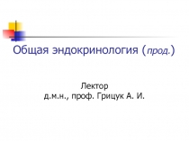 Частная эндокринология 