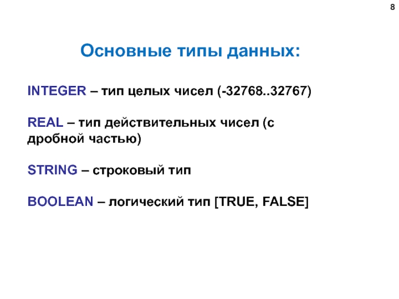 Тип целые числа. Тип integer. Типы данных целые числа. Тип данных с дробной частью. Тип данных интеджер.