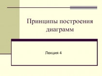 Принципы построения диаграмм