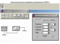 Дополнительные приборы программы EWB 5