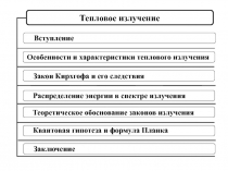 Тепловое излучение
