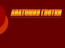 Методы исследования, клиническая анатомия и физиология глотки, носа и околоносовых пазух