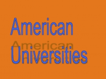 American Universities 
