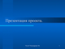 Шаблон презентации проекта