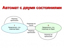 Автомат с двумя состояниями 