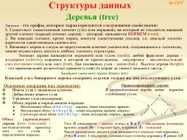 Структуры данных Деревья и Массивы для Стеков