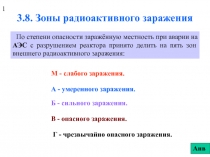 Зоны радиоактивного заражения