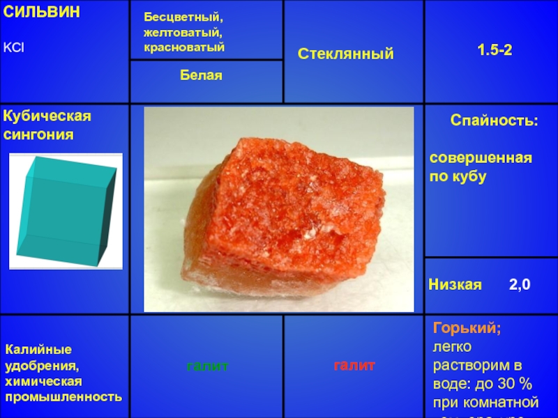 Определение генезиса образца галит