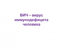 ВИЧ – вирус иммунодефицита человека 0