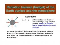 Radiation balance 