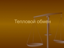Тепловой обмен 
