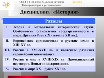 Теория и методология исторической науки