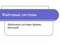 Файловые системы FAT 2009 