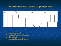 Конструирование ригеля