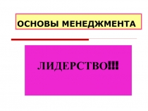 ЛИДЕРСТВО