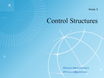 Control Structures